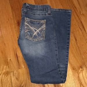 Red camel jeans slight bootcut